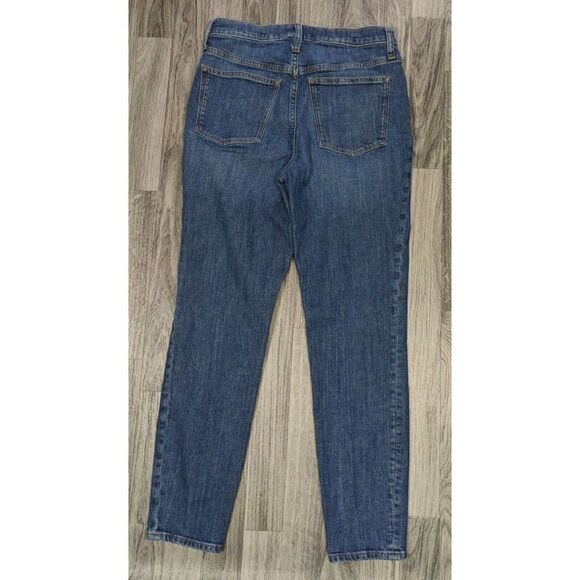 J.Crew Womens Size 27 High Rise Skinny Whiskered Denim Blue Jeans - Picture 2 of 12